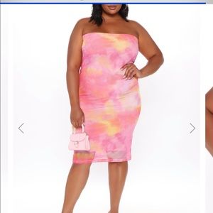 Plus fashion nova dress new